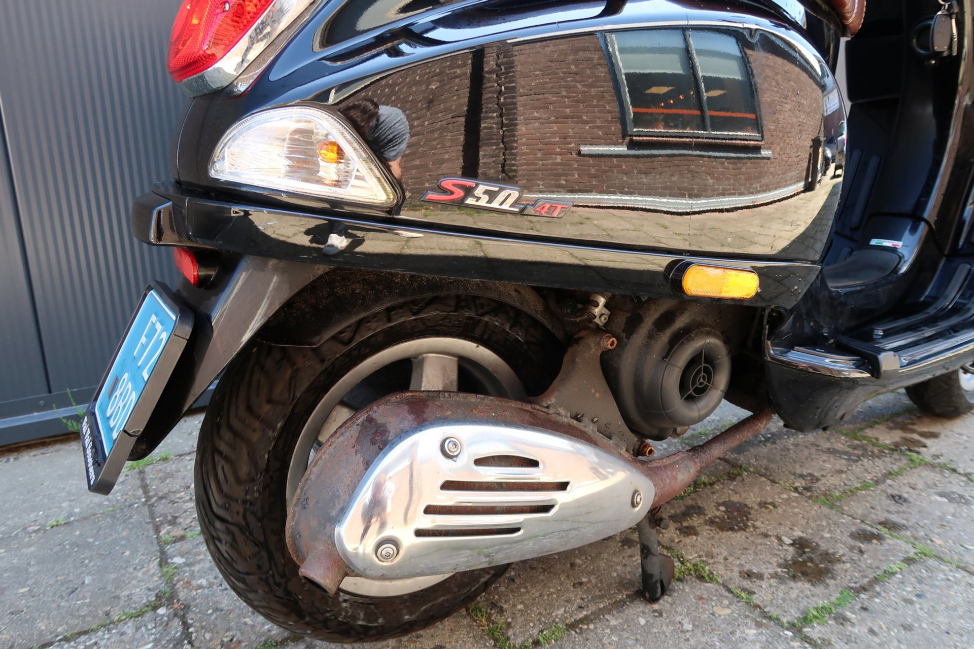 Vespa LX Snorscooter 2T *2e Eigenaar *Onderhouden *Bruine zadel + Handvaten 53625878-4.jpg | Kose Autos